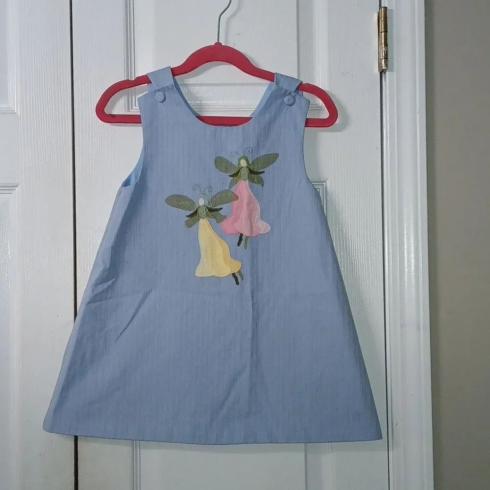 Chocolate Soup vintage pixie fairies sleeveless dress Sz 4 NWOT